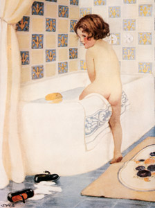 Standard Plumbing Fixtures (Advertisement from Century, June 1924) [Jessie Willcox Smith, 1924, from Jessie Willcox Smith: American Illustrator] Thumbnail Images