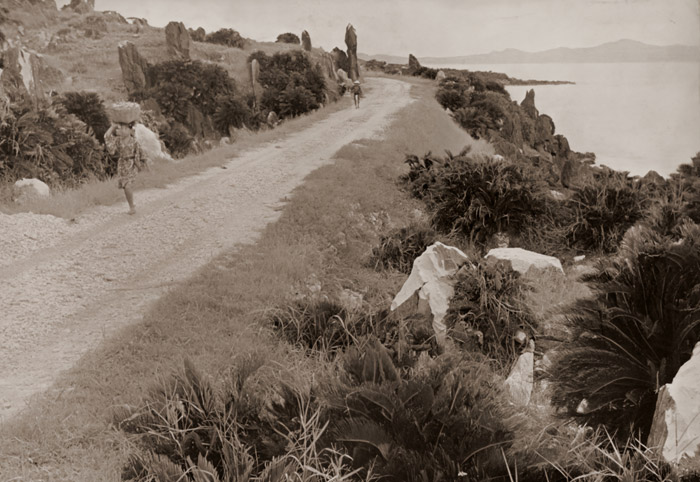 海岸 [木村伊兵衛, 1935年, 木村伊兵衛傑作写真集より] パブリックドメイン画像 