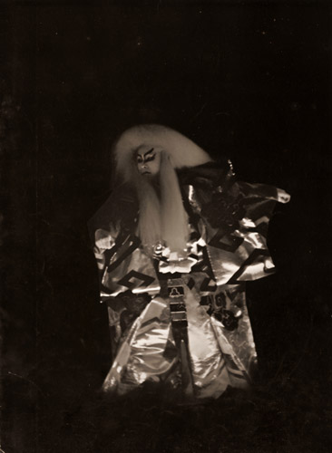 Kabuki (Kikugoro VI in The Lion Dance from Kagami-jishi)  #2 [Ihei Kimura, c.1935, from Select Pictures by Ihei Kimura]