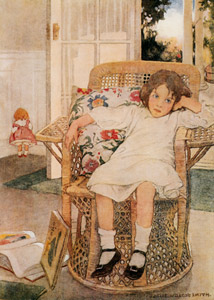 Punishment (Dream Blocks, by Aileen Higgins) [Jessie Willcox Smith, 1908, from Jessie Willcox Smith: American Illustrator] Thumbnail Images