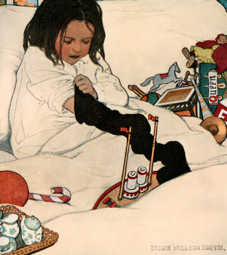 おもちゃ [ジェシー・ウィルコックス・スミス, 1903年, ジェシー・W・スミス：アメリカンイラストレーターより] パブリックドメイン画像 