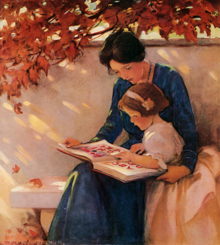 Cover of Good Housekeeping (October 1921) [Jessie Willcox Smith, 1921, from Jessie Willcox Smith: American Illustrator]