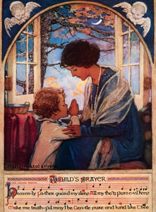 子供の祈り [ジェシー・ウィルコックス・スミス, 1925年, ジェシー・W・スミス：アメリカンイラストレーターより]のサムネイル画像