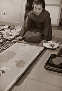 Shoen Kamimura, Painter #3 [Ihei Kimura, c.1938, from Select Pictures by Ihei Kimura] Thumbnail Images
