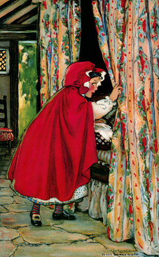 Little Red Riding Hood [Jessie Willcox Smith, 1916, from Jessie Willcox Smith: American Illustrator]