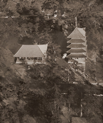 興福寺 [中村吉之介, カメラ毎日 1954年6月号より] パブリックドメイン画像 