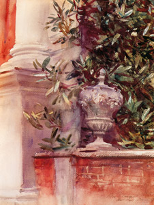 The Terrace at Hill Hall [John Singer Sargent, c.1910, from Sargemt Exhibition] Thumbnail Images