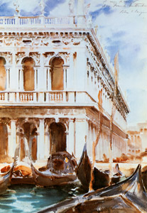 図書館、ヴェネチアにて [ジョン・シンガー・サージェント, 1904年, サージェント展 （1989）より]のサムネイル画像