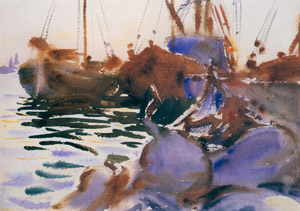 ヴェネチアの日没 [ジョン・シンガー・サージェント, 1903年, サージェント展 （1989）より]のサムネイル画像