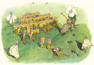 山の牧草地で [エルンスト・クライドルフ, 花を棲みかにより]のサムネイル画像