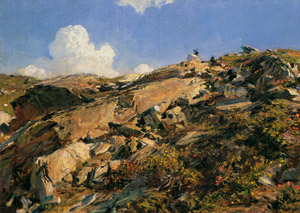 アルプス山中で [ジョン・シンガー・サージェント, 1910年, サージェント展 （1989）より]のサムネイル画像