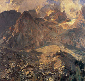 アオスタ渓谷 [ジョン・シンガー・サージェント, 1908年, サージェント展 （1989）より]のサムネイル画像