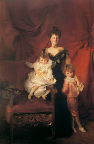 カザレット夫人と子供たち [ジョン・シンガー・サージェント, 1900