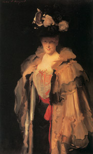 チャールズ・ハンター夫人 [ジョン・シンガー・サージェント, 1898年, サージェント展 （1989）より]のサムネイル画像