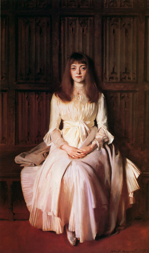 エルシー・パーマー [ジョン・シンガー・サージェント, 1889-1890年, サージェント展 （1989）より] パブリックドメイン画像 