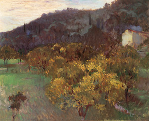 グラス付近のオリーブの木 [ジョン・シンガー・サージェント, 1883-1884年頃, サージェント展 （1989）より]のサムネイル画像