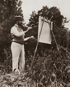 スケッチするサージェント [1883-1885年頃, サージェント展 （1989）より]のサムネイル画像