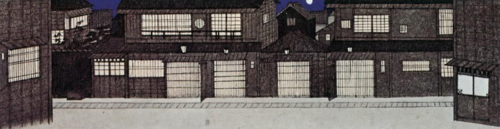 Plan of Stage Setting for Sumida River 1 [Komura Settai, 1928, from Komura Setsudai Exhibition Catalog (1983)]