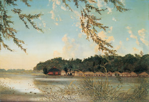 Shinobazu Pond [Takahashi Yuichi, c.1880, from Takahashi Yuichi: A Pioneer of Modern Western-style Painting] Thumbnail Images