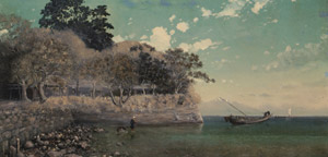 Honmoku Seacoast [Takahashi Yuichi, c.1877, from Takahashi Yuichi: A Pioneer of Modern Western-style Painting] Thumbnail Images