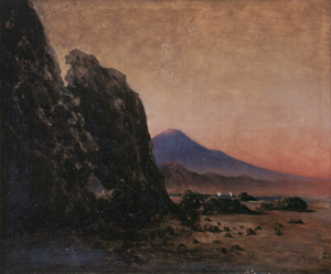 Mt. Fuji from Tagonoura [Takahashi Yuichi, c.1878, from Takahashi Yuichi: A Pioneer of Modern Western-style Painting] Thumbnail Images