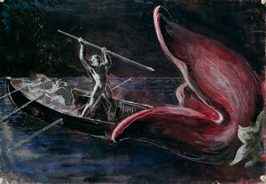 大きくあいた口 [エドガー・エンデ, 1949年, エンデ父子展より]のサムネイル画像