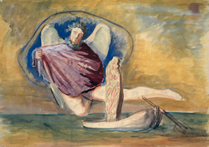 自殺者の天使 [エドガー・エンデ, 1947年, エンデ父子展より]のサムネイル画像