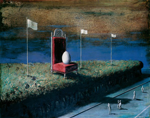 大きな卵 [エドガー・エンデ, 1962年, エンデ父子展より]のサムネイル画像