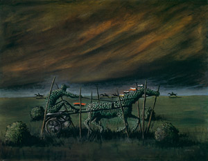 競馬の騎手 [エドガー・エンデ, 1954年, エンデ父子展より]のサムネイル画像