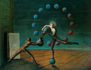 球のうえの踊り手 [エドガー・エンデ, 1948年, エンデ父子展より]のサムネイル画像