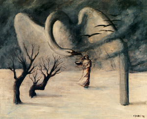 冬 [エドガー・エンデ, 1938年, エンデ父子展より]のサムネイル画像