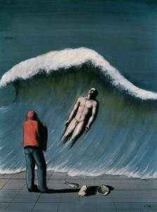 大浪のなかの男 [エドガー・エンデ, 1933年, エンデ父子展より]のサムネイル画像