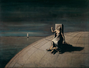 亀に乗った婦人 [エドガー・エンデ, 1933年, エンデ父子展より]のサムネイル画像