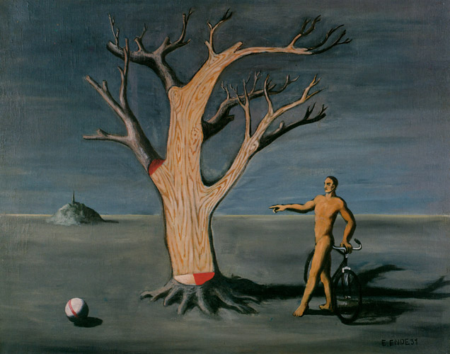 裂けた樹 [エドガー・エンデ, 1931年, エンデ父子展より] パブリックドメイン画像 