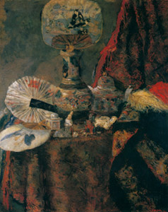 Still life with chinoiseries [James Ensor, 1880, from James Ensor Exhibition Catalogue 1983-84] Thumbnail Images