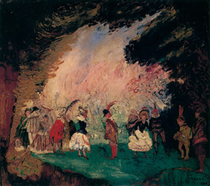 愛の園 [ジェームズ・アンソール, 1888年, アンソール展 仮面と幻想の巨匠より]のサムネイル画像