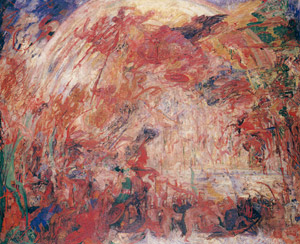Fall of the rebelious angels [James Ensor, 1889, from James Ensor Exhibition Catalogue 1983-84] Thumbnail Images