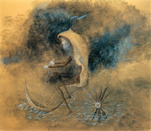 水上移動 [レメディオス・バロ, 1963年, レメディオス・バロ展（1999年）より]のサムネイル画像