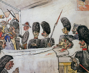 憲兵たち [ジェームズ・アンソール, 1892年, アンソール展 仮面と幻想の巨匠より]のサムネイル画像