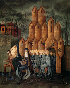 塔へ向かう [レメディオス・バロ, 1960年, レメディオス・バロ展（1999年）より]のサムネイル画像