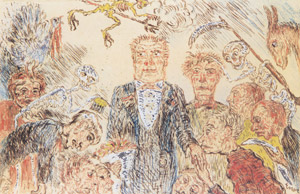 高慢 （大罪シリーズ） [ジェームズ・アンソール, 1904年, アンソール展 仮面と幻想の巨匠より]のサムネイル画像