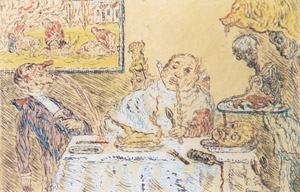 Series “The deadly sins”: Gluttony [James Ensor, 1904, from James Ensor Exhibition Catalogue 1983-84] Thumbnail Images