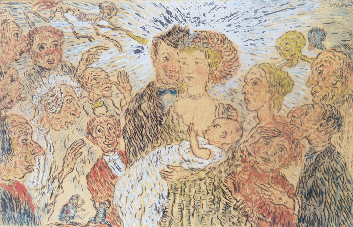 Series “The deadly sins”: Envy [James Ensor, 1904, from James Ensor Exhibition Catalogue 1983-84]