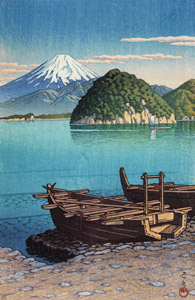 Morning at Mitohama [Hasui Kawase, 1953, from Kawase Hasui 130th Anniversary Exhibition Catalogue] Thumbnail Images