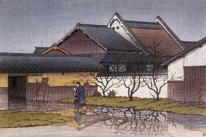East Village, Horyuji Temple [Hasui Kawase, 1956, from Kawase Hasui 130th Anniversary Exhibition Catalogue] Thumbnail Images