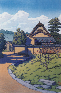 West Village, Horyuji Temple [Hasui Kawase, 1956, from Kawase Hasui 130th Anniversary Exhibition Catalogue] Thumbnail Images