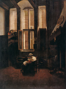 Interior with a Woman Cleaning a Child’s Hair [Jacob Vrel, c.1655-1660, from Vermeer and the Delft Style Exhibition] Thumbnail Images