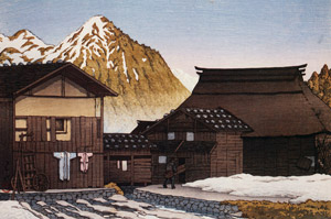 Yuzawa, Echigo [Hasui Kawase, 1941, from Kawase Hasui 130th Anniversary Exhibition Catalogue] Thumbnail Images