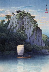 Eight Views of Korea : Puyo Nakhwa Cliff [Hasui Kawase, 1939, from Kawase Hasui 130th Anniversary Exhibition Catalogue] Thumbnail Images