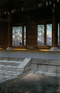 Japanese Sceneries II, Kansai Series : Chionin Temple, Kyoto [Hasui Kawase, 1933, from Kawase Hasui 130th Anniversary Exhibition Catalogue] Thumbnail Images